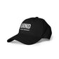 GRND classic dad hat in black, left-front view