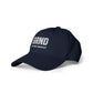 GRND classic dad hat in navy, left-front view