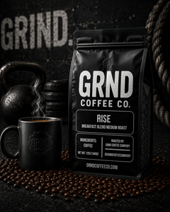 GRND RISE breakfast blend coffee bag